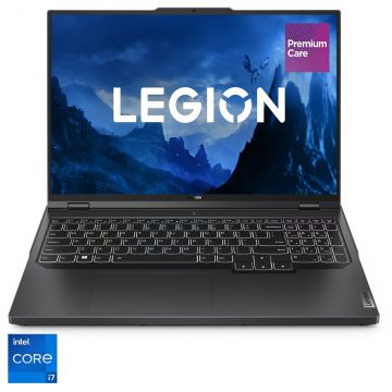 Laptop Gaming Lenovo Legion Pro 5 16IRX8 cu procesor Intel® Core™ i7-13700HX pana la 5.0 GHz, 16, WQXGA, IPS, 240Hz, 16GB, 512GB SSD, NVIDIA GeForce RTX 4070 8GB GDDR6, No OS, Onyx Grey, 3y on-site Premium Care