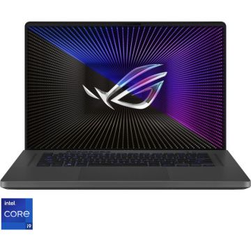 Laptop Gaming ASUS ROG Zephyrus G16 GU603VU cu procesor Intel® Core™ i9-13900H pana la 5.40 GHz, 16, QHD+, IPS, 240Hz, 16GB DDR4, 1TB SSD, NVIDIA® GeForce RTX™ 4050 6GB GDDR6, No OS, Eclipse Gray
