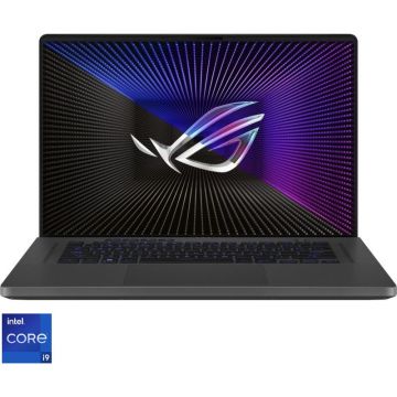 Laptop Gaming ASUS ROG Zephyrus G16 GU603VV cu procesor Intel® Core™ i9-13900H pana la 5.40 GHz, 16, QHD+, IPS, 240Hz, 32GB DDR4, 1TB SSD, NVIDIA® GeForce RTX™ 4060 8GB GDDR6, No OS, Eclipse Gray