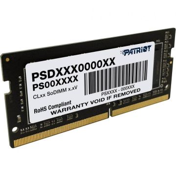 Memorie RAM Patriot, SODIMM, DDR4, 16GB, 2400MHZ