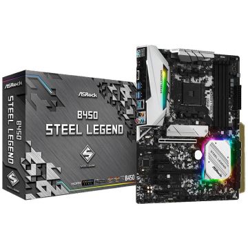 Placa de baza B450 STEEL LEGEND, socket AM4