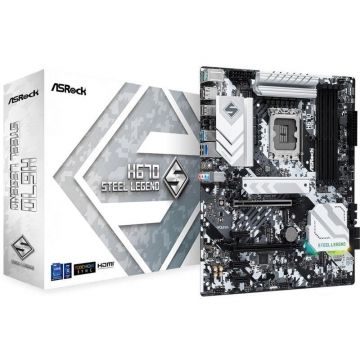 Placa de baza H670 STEEL LEGEND D4, LGA 1700