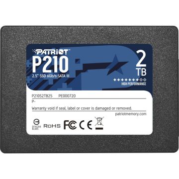 Solid State Drive Patriot P210S2TB25, 2 TB, 2,5, SATA III