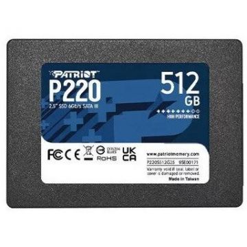 SSD Patriot P220 512GB SATA-III 2.5 inch