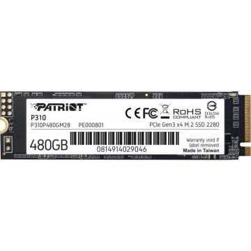 SSD Patriot P310 480GB PCI Express 3.0 x4 M.2 2280