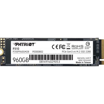 SSD Patriot P310 960GB PCI Express 3.0 x4 M.2 2280