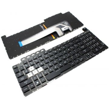 Tastatura Asus AEBKLU030 iluminata layout US fara rama enter mic