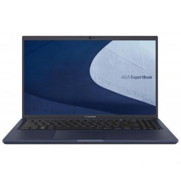 Laptop ASUS ExpertBook B1, B1502CBA-EJ0302, 15.6-inch, FHD (1920 x 1080) 16:9, Intel® Core™ i5-1235U Processor 1.3 GHz (12M Cache, up to 4.4 GHz, 10 cores), 1x DDR4 SO-DIMM slot, 1x M.2 2280 PCIe 4.0x4, DDR4 8GB, 512GB M.2 NVMe™ PCIe® 4.0 SSD, 60Hz, 220n