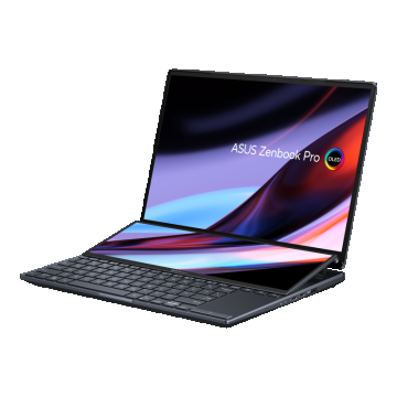 Laptop ASUS ZenBook ProDuo, UX582ZW-H2008X, 15.6-inch, 4K (3840 x 2160) OLED 16:9 aspect ratio, Intel® Core™ i9-12900H Processor 2.5 GHz (24M Cache, up to 5.0 GHz, 6P+8E cores), Intel® Iris Xe Graphics, NVIDIA® GeForce® RTX™ 3070 Ti Laptop GPU, N/A, 32GB