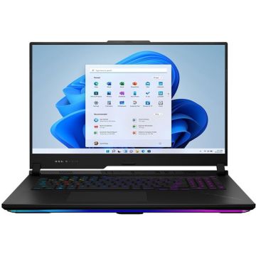 Laptop Gaming ASUS ROG Strix SCAR 17 G733PZ cu procesor AMD Ryzen™ 9 7945HX pana la 5.40 GHz, 17.3, WQHD, IPS, 240Hz, 32GB DDR5, 2TB SSD, NVIDIA® GeForce RTX™ 4080 12GB GDDR6, Windows 11 Home, Off Black