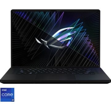 Laptop Gaming ASUS ROG Zephyrus M16 GU604VY cu procesor Intel® Core™ i9-13900H pana la 5.40 GHz, 16, QHD+, 240Hz, 32GB, 2TB SSD, NVIDIA® GeForce RTX™ 4090 16GB GDDR6, Windows 11 Home, Off Black