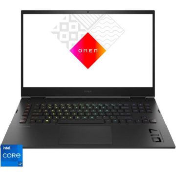 Laptop Gaming OMEN By HP 17-cm2001nq cu procesor Intel® Core™ i7-13700HX pana la 5.0 GHz, 17.3, Full HD, IPS, 144Hz, 16GB DDR5, 1TB SSD, NVIDIA GeForce RTX 4070 8GB, Free DOS, Shadow Black