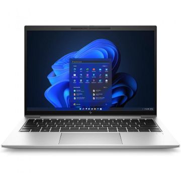 Laptop HP EliteBook 830 G9 cu procesor Intel Core i5-1235U 10 Core (1.3GHz, up to 4.4GHz, 12MB), 13.3 inch WUXGA, Intel Iris Xe Graphics, 16GB DDR5, SSD, 512GB PCIe NVMe, Windows 11 Pro 64bit Downgrade Win 10 Pro 64, Silver