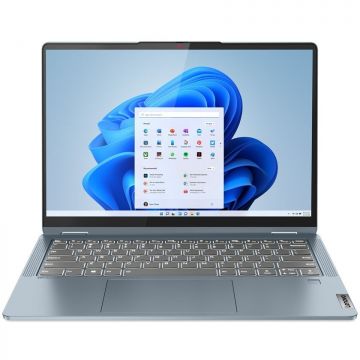 Laptop Lenovo IdeaPad Flex 5 14IAU7 cu procesor Intel® Core™ i7-1255U pana la 4.70 GHz, 14, WUXGA, IPS, Touch, 16GB, 512GB SSD, Intel® Iris® Xe Graphics, Windows 11 Home, Stone Blue