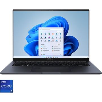 Laptop ultraportabil ASUS Zenbook Pro 14 OLED UX6404VI cu procesor Intel® Core™ i9-13900H pana la 5.40 GHz, 14.5, 2.8K, OLED, Touch, 120Hz, 48GB, 2TB SSD, NVIDIA® GeForce RTX™ 4070 8GB GDDR6, Windows 11 Pro, Tech Black