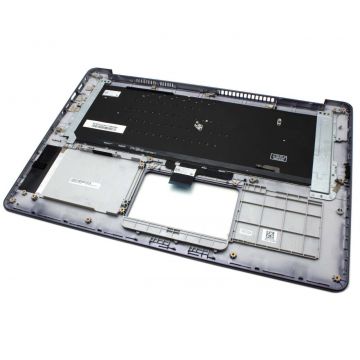 Tastatura Asus 9Z.NDXLQ.40117380056C neagra cu Palmrest Albastru iluminata backlit