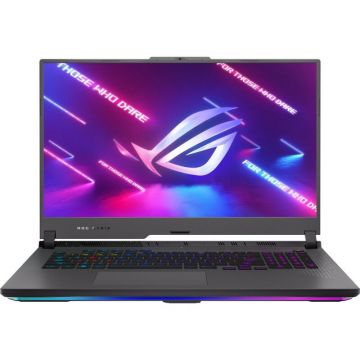 Laptop Gaming ASUS ROG Strix G17 G713PI cu procesor AMD Ryzen™ 9 7945HX pana la 5.40 GHz, 17.3, WQHD, IPS, 240Hz, 32GB DDR5, 1TB SSD, NVIDIA® GeForce RTX™ 4070 8GB GDDR6, No OS, Eclipse Gray