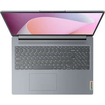 Laptop Lenovo IdeaPad 3 16ABR8 cu procesor AMD Ryzen™ 5 7530U pana la 4.5 GHz, 16, WUXGA, IPS, 16GB, 512GB SSD, AMD Radeon™ Graphics, No OS, Arctic Grey