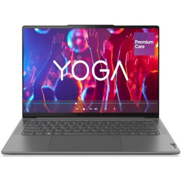 Laptop ultraportabil Lenovo Yoga Pro 7 14ARP8 cu procesor AMD Ryzen™ 7 7735HS pana la 4.75 GHz, 14.5, 3K, IPS, 120Hz, 16GB, 512GB SSD, NVIDIA® GeForce RTX™ 3050 6GB GDDR6, No OS, Storm Grey, 3y on-site Premium Care 