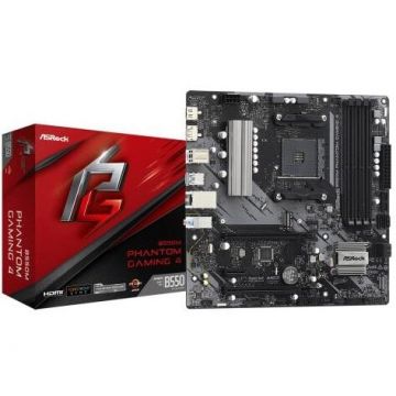 Placa de baza AsRock B550M Phantom Gaming 4 , Socket AM4