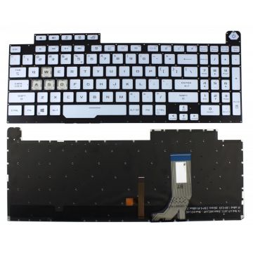 Tastatura Albastra Asus ROG STRIX SCAR III G731 iluminata layout US fara rama enter mic