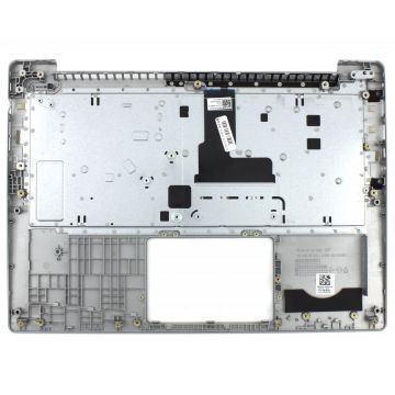 Tastatura Lenovo 5CB0R07644 Gri cu Palmrest Argintiu iluminata backlit
