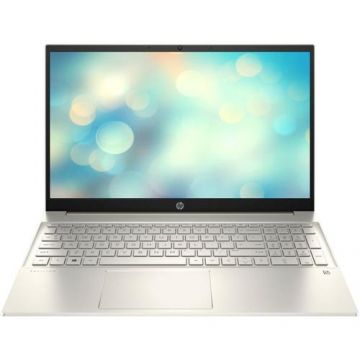 Laptop HP Pavilion 15-eg2025nq (Procesor Intel® Core™ i5-1235U (12M Cache, up to 4.40 GHz, with IPU) 15.6inch FHD, 16GB, 512GB SSD, nVidia GeForce MX550 @2GB, Auriu)