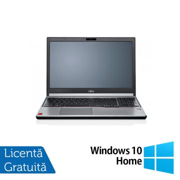 Laptop Refurbished Fujitsu Siemens LifeBook E754, Intel Core i7-4610M 3.00GHz, 8GB DDR3, 240GB SSD, 15.6 Inch Full HD, Tastatura Numerica, Webcam + Windows 10 Home