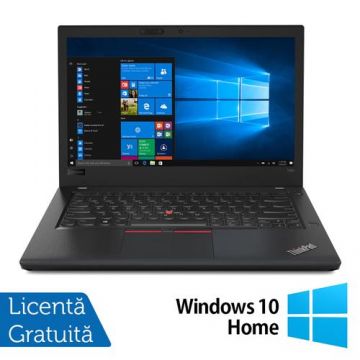 Laptop Refurbished LENOVO ThinkPad T480, Intel Core i5-8250U 1.60 - 3.40GHz, 8GB DDR4, 240GB SSD, 14inch IPS Full HD Touchscreen, Webcam + Windows 10 Home