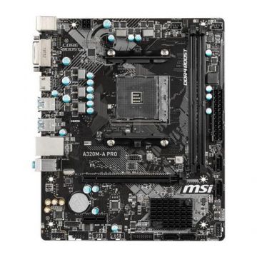 Placa de baza MSI A320M-A PRO, AMD A320, AMD AM4, mATX