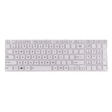 Tastatura Toshiba Satellite L855 alba standard US
