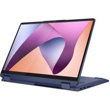 Laptop 2in1 Lenovo IdeaPad Flex 5 14ABR8 (Procesor AMD Ryzen™ 7 7730U (16M Cache, up to 4.5 GHz), 14inch WUXGA Touch, 16GB, 512GB SSD, AMD Radeon Graphics, Win 11 Home, Albastru)