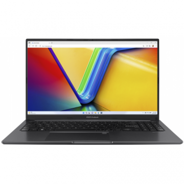 Laptop ASUS Vivobook 15 OLED X1505ZA (Procesor Intel Core i5-1235U (12M Cache, up to 4.4 GHz) 15.6inch FHD, 8GB, 512GB SSD, Intel Iris Xe Graphics, Negru)