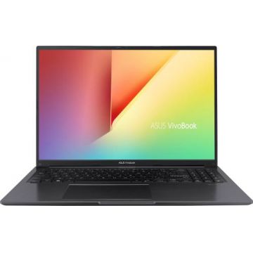 Laptop ASUS Vivobook 16 X1605EA (Procesor Intel Core i3-1115G4 (6M Cache, up to 4.10 GHz) 16inch WUXGA, 8GB, 256GB SSD, Intel UHD Graphics, Negru)