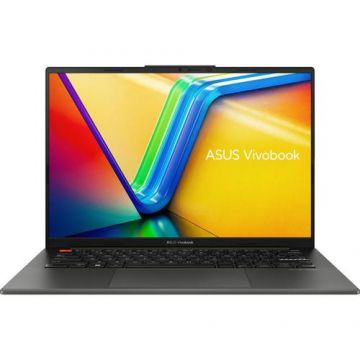 Laptop ASUS Vivobook S 14 OLED S5404VA (Procesor Intel® Core™ i9-13900H (24M Cache, up to 5.40 GHz) 14.5inch 2.8K 120Hz, 16GB, 1TB SSD, Intel Iris Xe Graphics, Win 11 Pro, Negru)
