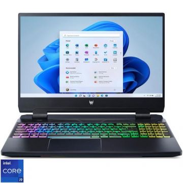 Laptop Gaming Acer Predator Helios 300 PH315-55, Procesor Intel® Core™ i9-12900H pana la 5.0GHz, 15.6inch QHD IPS 165Hz, 32GB, 1TB SSD, NVIDIA® GeForce RTX 3080 8GB, Windows 11 Home, Negru