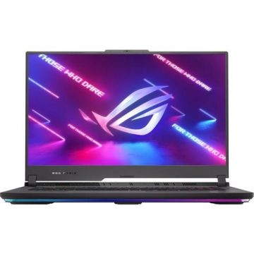 Laptop Gaming ASUS ROG Strix G17 G713PV (Procesor AMD Ryzen™ 9 7945HX (64M Cache, up to 5.4 GHz), 17.3inch QHD 240Hz, 16GB, 1TB SSD, nVidia GeForce RTX 4060 @8GB, Negru/Gri)