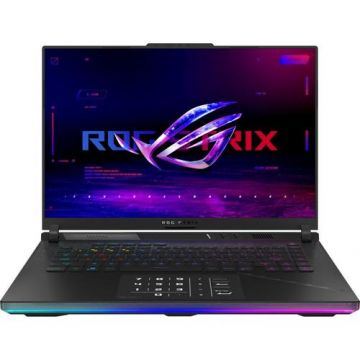 Laptop Gaming ASUS ROG Strix SCAR G634JY-NM034 (Procesor Intel® Core™ i9-13980HX (36M Cache, up to 5.60 GHz), 16inch QHD+ 240Hz, 32GB, 1TB SSD, NVIDIA GeForce RTX 4090 @16GB, DLSS 3.0, Negru)