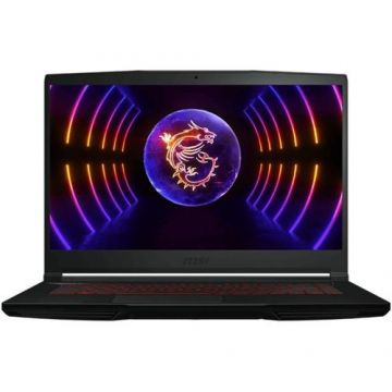 Laptop Gaming MSI Thin GF63 12VE (Procesor Intel® Core™ i5-12450H (12M Cache, up to 4.40 GHz) 15.6inch FHD 144Hz, 16GB, 1TB SSD, nVidia GeForce RTX 4050 @6GB, Negru)