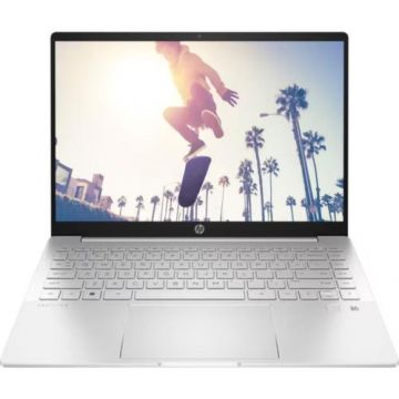 Laptop HP Pavilion Plus 14-eh0003nq (Procesor Intel® Core™ i7-1255U (12M Cache, up to 4.70 GHz), 14inch 2.8K, 16GB DDR4, 1TB SSD, nVidia GeForce RTX 2050 @4GB, Argintiu)