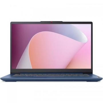 Laptop Lenovo IdeaPad Slim 3 14ABR8 (Procesor AMD Ryzen™ 7 7730U (16M Cache, up to 4.5 GHz), 14inch FHD, 8GB DDR4, 512GB SSD, AMD Radeon Graphics, Albastru)