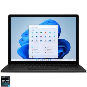 Laptop Microsoft Surface Pro, Procesor Intel® Core™ i7-1255U pana la 4.70 GHz, 13.5inch 2.2K, 16GB, 512GB SSD, Intel Iris Xe Graphics, Windows 11 Home, Negru