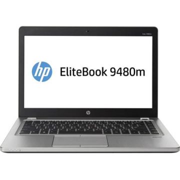 Laptop Refurbished HP EliteBook Folio 9480m Intel Core I7-4600U 2.1 GHz up to 3.3 GHz 8GB DDR3 256GB SSD 14inch 1600x900 Webcam