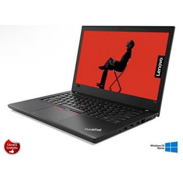 Laptop Refurbished Lenovo THINKPAD T480 CORE I5-7300U 2.60 GHZ 8GB DDR4 256GB NVME SSD 14.0inch FHD Webcam Windows 10 Home