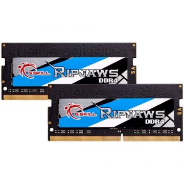 Memorii Laptop G.SKILL Ripjaws, 16GB(2x8GB) DDR4, 3200MHz CL22, Dual Channel Kit