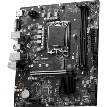 Placa de baza MSI PRO B760M-E DDR4, Intel B760, LGA 1700, mATX