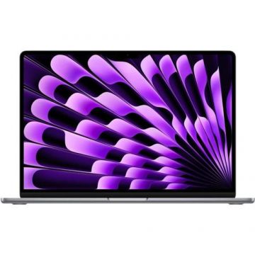 Laptop Apple MacBook Air 15 (Procesor Apple M2 (8-core CPU), 15.3inch Liquid Retina, 8GB, 256GB SSD, Apple M2 10-core GPU, Mac OS Ventura, Layout INT, Gri)