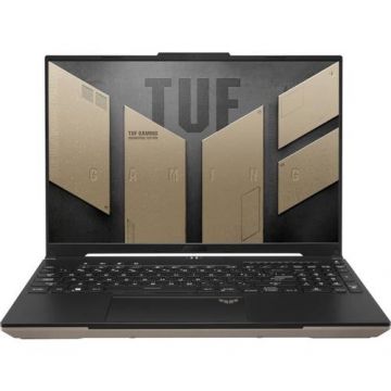 Laptop Gaming ASUS TUF A16 Advantage Edition FA617XS (Procesor AMD Ryzen™ 9 7940HS (16M Cache, up to 5.2 GHz), 16inch QHD+ 240Hz, 16GB, 1TB SSD, Radeon RX 7600S @8GB, Negru/Gri)