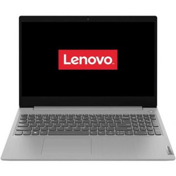 Laptop Lenovo IdeaPad 3 15IGL05 (Procesor Intel® Celeron® N4120 (4M Cache, up to 2.60 GHz) 15.6inch HD, 4GB, 256GB SSD, Intel UHD Graphics, Gri)
