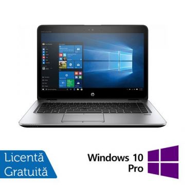 Laptop Refurbished HP EliteBook 850 G4, Intel Core i5-7200U 2.50GHz, 8GB DDR4, 256GB SSD M.2 SATA, 15.6 Inch Full HD, Webcam, Tastatura Numerica + Windows 10 Pro